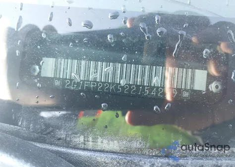 2002 Chevrolet Camaro z USA, uszkodzony, nr VIN 2G1FP22K522154259